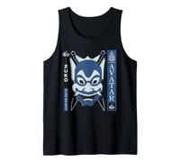 ATLA Zuko Blue Spirit Mask with Chinese Text Retro Cartoon Tank Top