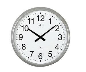 Atlanta 4449 XXL Radio-Controlled Wall Clock Metal 43 cm for Indoor and Outdoor Use