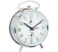 Atlanta Alarm Clock Analogue 1063-19 Mech. Silver