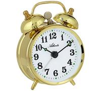 Atlanta Alarm Clock Analogue 1068-9 Mech. Gold