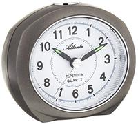 Atlanta Alarm Clock Analogue Anthracite 1593/4