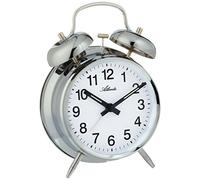 Atlanta Alarm Clock Analogue Silver 1054-19