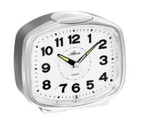 Atlanta Alarm Clock Quartz With Bell Signal Gray/Silver 2155/19