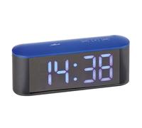 Atlanta alarm clock with LED display Anthracite / Blue 1133/5