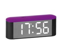 Atlanta alarm clock with LED display Gray / Violet 1133/8