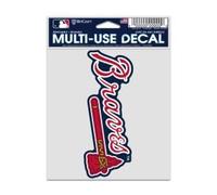 Atlanta Braves Fan Decals 3.75" x 5"