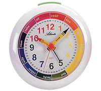 Atlanta Children's Alarm Clock, White, 10 cm