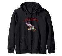 Atlanta City Skyline Inside A Bird Silhouette Atlanta Pride Zip Hoodie