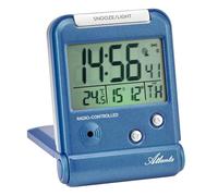 ATLANTA Digital Travel Alarm Clock Blue 1806/5