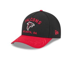 Atlanta Falcons Cap Adjustable Mens Draft 9Forty Mid Crown A-Frame Black Red