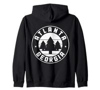 Atlanta Georgia ATL Pride Vintage Zip Hoodie