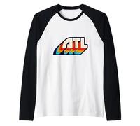 Atlanta Georgia ATL Vintage Retro 1970s 1980s Typography Raglan Baseball Tee