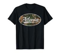 Atlanta Georgia Camouflage Classic Throwback Art T-Shirt