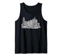 Atlanta Georgia Hotlanta A Town Downtown Skyline Hometown Tank Top