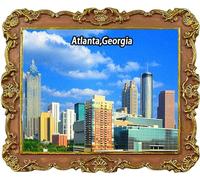 Atlanta Georgia US Refrigerator Magnets Fridge Decorations Magnets Tourist Attraction Fridge Stickers Travel Souvenirs