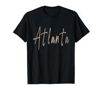 Atlanta Georgia Vintage Elegant Design Value Graphic T-Shirt, Men, Black, M