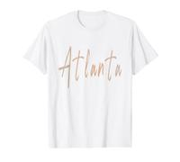 Atlanta Georgia Vintage Elegant Design Value Graphic T-Shirt, Men, White, M