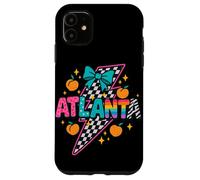Atlanta Peach Checkered Lightning Rainbow Pride Tee Case for iPhone 11
