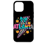 Atlanta Peach Checkered Lightning Rainbow Pride Tee Case for iPhone 12 Pro Max