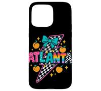 Atlanta Peach Checkered Lightning Rainbow Pride Tee Case for iPhone 15 Pro Max