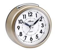 Atlanta Quartz Champagne Colored Standard Alarm Clock With Sweep Second 1584/9