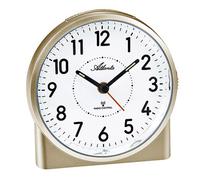 Atlanta Quartz Standard Alarm Clock Gold Tone 1843/9 Analog White
