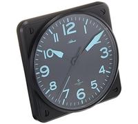 Atlanta Radio-Controlled Wall Clock with Black 4381-7