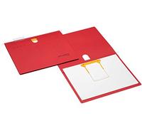 Atlanta Series-E Suspension File with Jalema Clip, Jalema 2655834200, Suspension File for Files, Hanging Bag, Box of 25, Red
