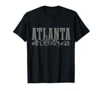 Atlanta Skyline Pride Georgia Vintage Atlanta T-Shirt
