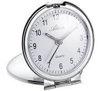 Atlanta Travel Analogue Alarm Clock, Silver 1123