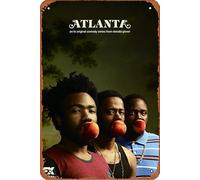 Atlanta TV Show Movie Plaque Poster Metal Tin Sign 8" x 12" Vintage Retro Wall Decor