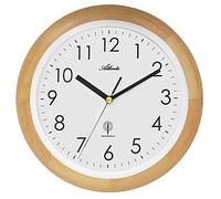 Atlanta Wall Clock Analogue Beech 4323 30