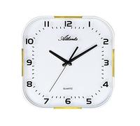 Atlanta Wall Clock Analogue Quartz Silent Movement Gold 4455 9