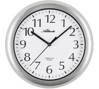 Atlanta Wall Clocks, Titanium-Silver, Ø 30 cm