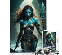 Atlantean Spear Goddess for Adults 1000 Piece Puzzle Train Logical Thinking And Problem-solving Relaxing Stress Free Enjoyment (38x26cm)