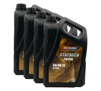 Atlantic 0W20 Fully Synthetic Engine Oil B712010 Api Sp Acea C5 Ilsac Gf-5 6A 4X5L