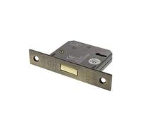 Atlantic 3 Lever Deadlock - 64mm - Matt Antique Brass