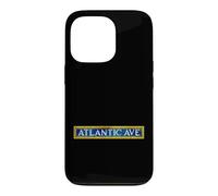 Atlantic Ave NYC Subway Train Sign Retro Brooklyn New York Case for iPhone 13 Pro