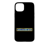 Atlantic Ave NYC Subway Train Sign Retro Brooklyn New York Case for iPhone 15 Plus