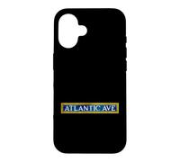 Atlantic Ave NYC Subway Train Sign Retro Brooklyn New York Case for iPhone 16