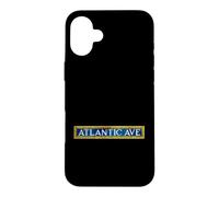 Atlantic Ave NYC Subway Train Sign Retro Brooklyn New York Case for iPhone 16 Plus
