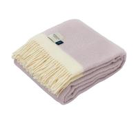 Atlantic Blankets | Herringbone Wool Blanket | Lilac | WildBounds UK Standard