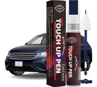 Atlantic Blue(LC5B) Touch Up Paint Pen for VW/Volkswagen 2-in-1 Brush & Pen | Compatible with Golf/Passat/Tiguan/Touran/Polo/Touareg, Exact Color Match, Car Paint Scratch & Chip Repair Kit, 10-Min Repair