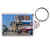 Atlantic City - New Jersey - USA - Double Sided Large Keyring Gift/Present/Souvenir