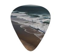 atlantic coast Prints Guitar Picks - 12-Piece Set with 3 Different Thicknesses, Suitable for Electric and Acoustic Guitars