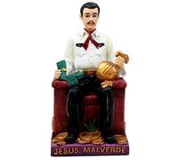 Atlantic Collectibles Jesus Malverde Statue Angel of The Poor Sinaloa Religious Figurine Mexico Decor 6.25" Tall