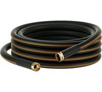 Atlantic Heavy Duty Garden Hose 30 ft x 5/8 Inch Black Color Flexible Water Hose with Solid Brass Fittings (30 Feet)