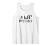 Atlantic Heritage Coordinates | Minimal Coastal Art Tank Top