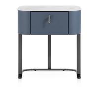 Atlantic Melrose Bedside Table Navy Blue