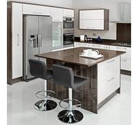 Atlantic Mint Bar Stool Grey & Chrome Legs